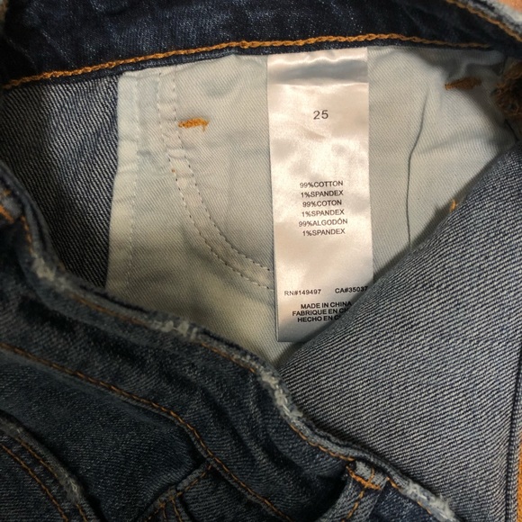 SAM EDELMAN Derby Denim Cutoff Shorts 25 0 - Picture 9 of 9